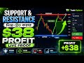 Support & Resistance দিয়ে Trade করে $38 Profit 💸 | Live Trading Proof Bangla | Trade Xplorer