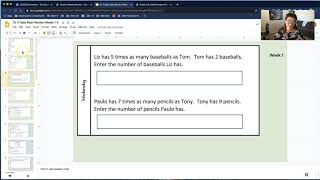 Math materials for Nearpod
