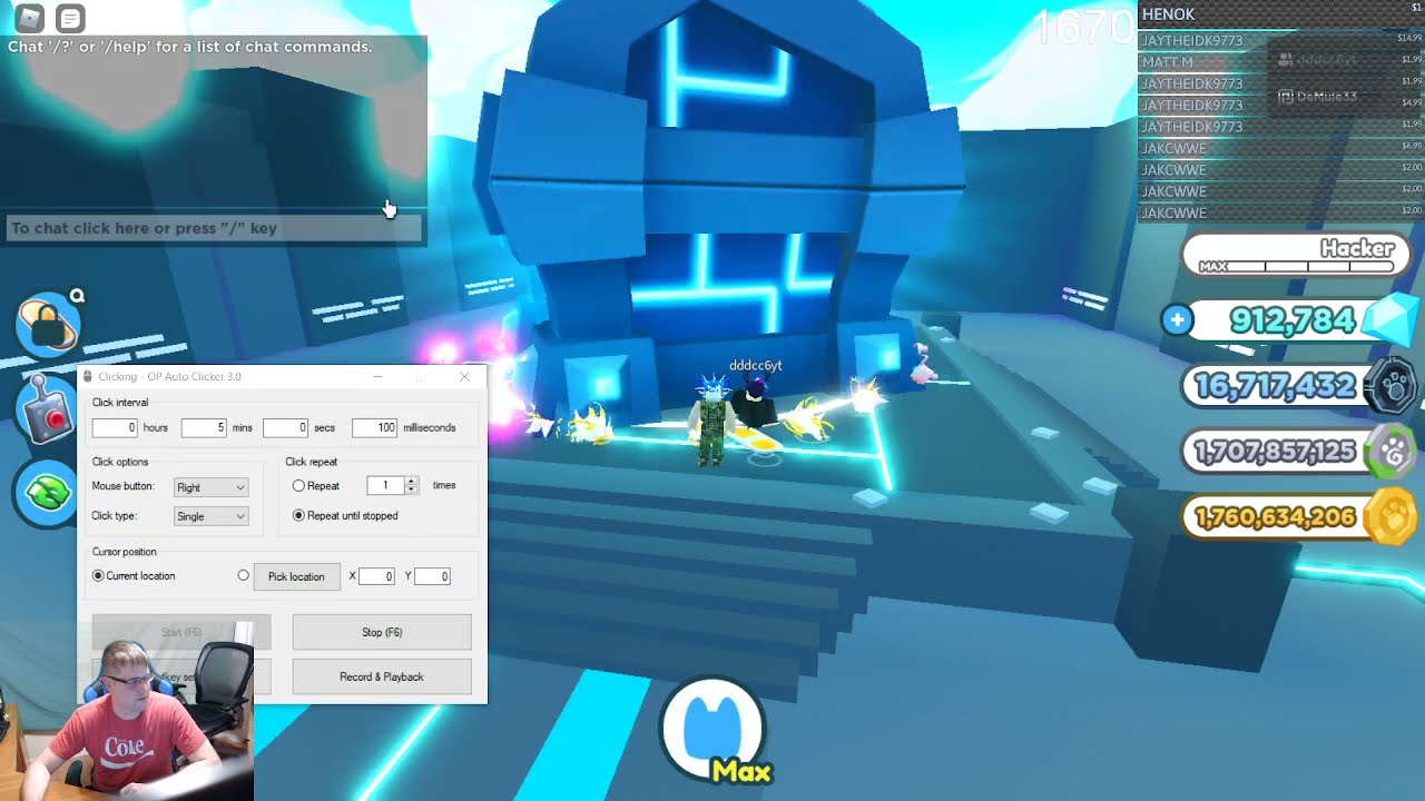 How to / how people auto AFK harvest Pet Simulator X in Roblox YouTube