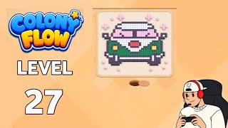 Colony Flow level 27 walkthrough gameplay 