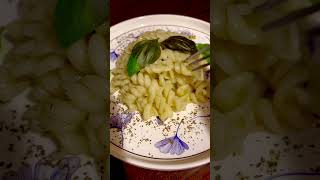 ? Delicious basil sauce pasta SpagettiSunday homemadepasta basilsauce foodie italianfood yum