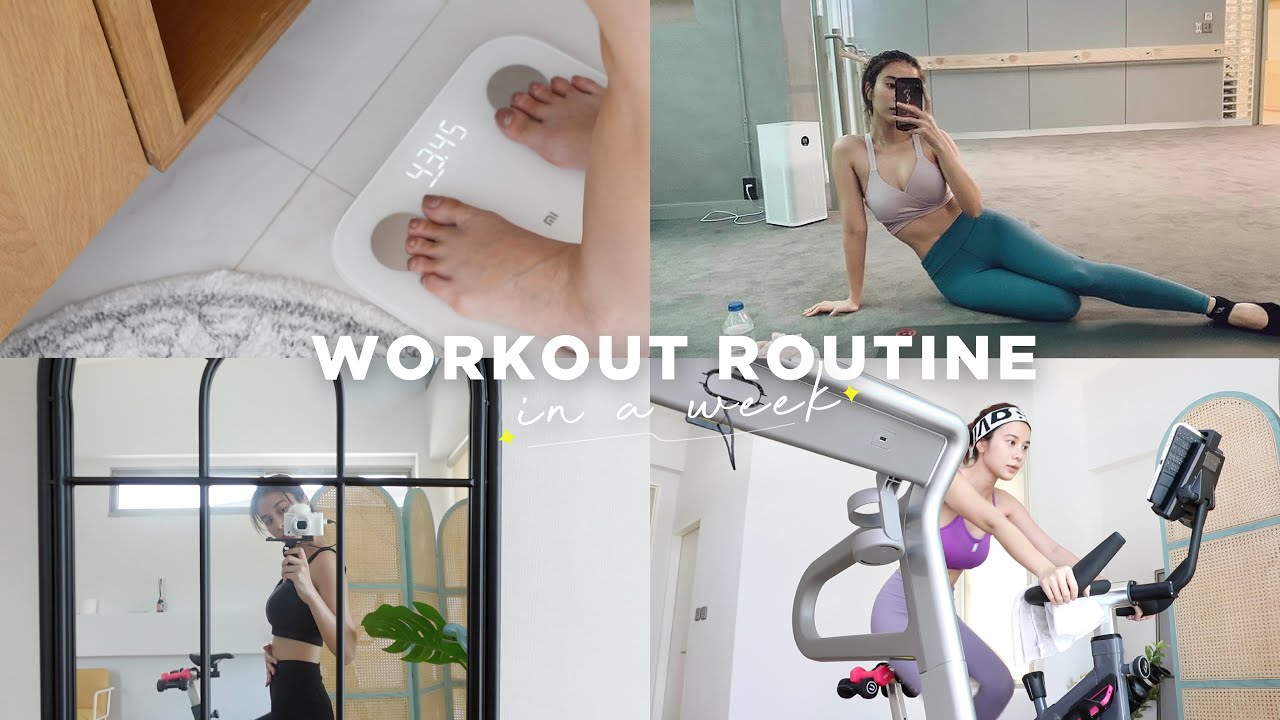 Workout routine ใน1อาทิตย์ง่ายๆที่บ้าน ◐ | KaoSupassara
