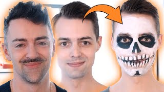 Halloween Makeup Challenge With Matteo Lane & Nick Smith