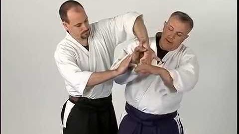 Aikido Basics  Wrist Lock Twist   Aikido Sankyo Rear Wrist Grab Defense