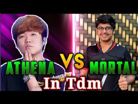 Mortal vs Athena | 1 vs 1 tdm | pro vs pro | Indian pro vs Korean pro ...