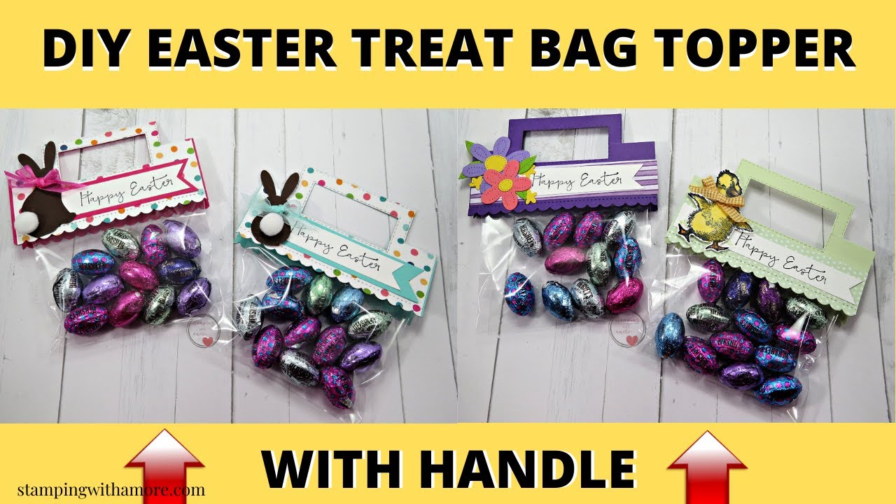 DIY Easter Treat Bag Topper with Handle