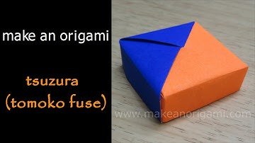 Make An Origami Tsuzura/Wicker Clothes-Box (Lid #2) (Tomoko Fuse)