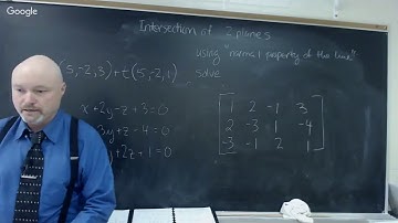 Intersection of Two Planes