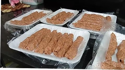 بنصف كيلو لحمه مفرومه عملت 2 كيلو كفته بأسهل طريقه والطعم رووعه 😋🧡
