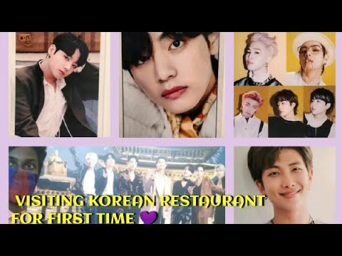Going to Korean restaurant & tasting the food for the first time || vlog