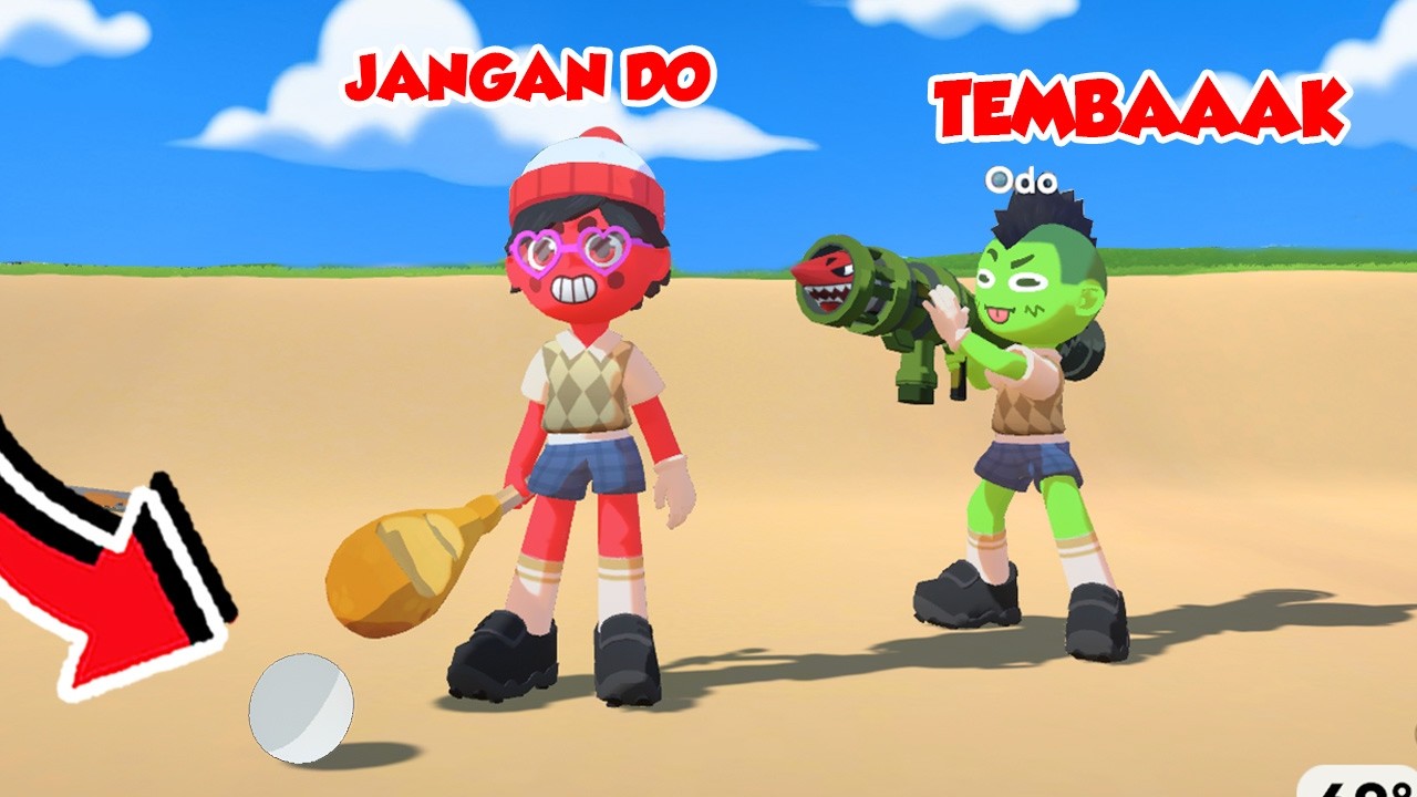 KITA MAIN GOLF TAPI BAKU HANTAM BIKIN EMOSI BARENG 4 FATHER