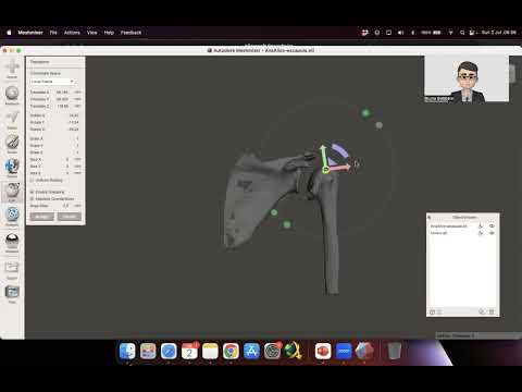 use pivot in MeshMixer