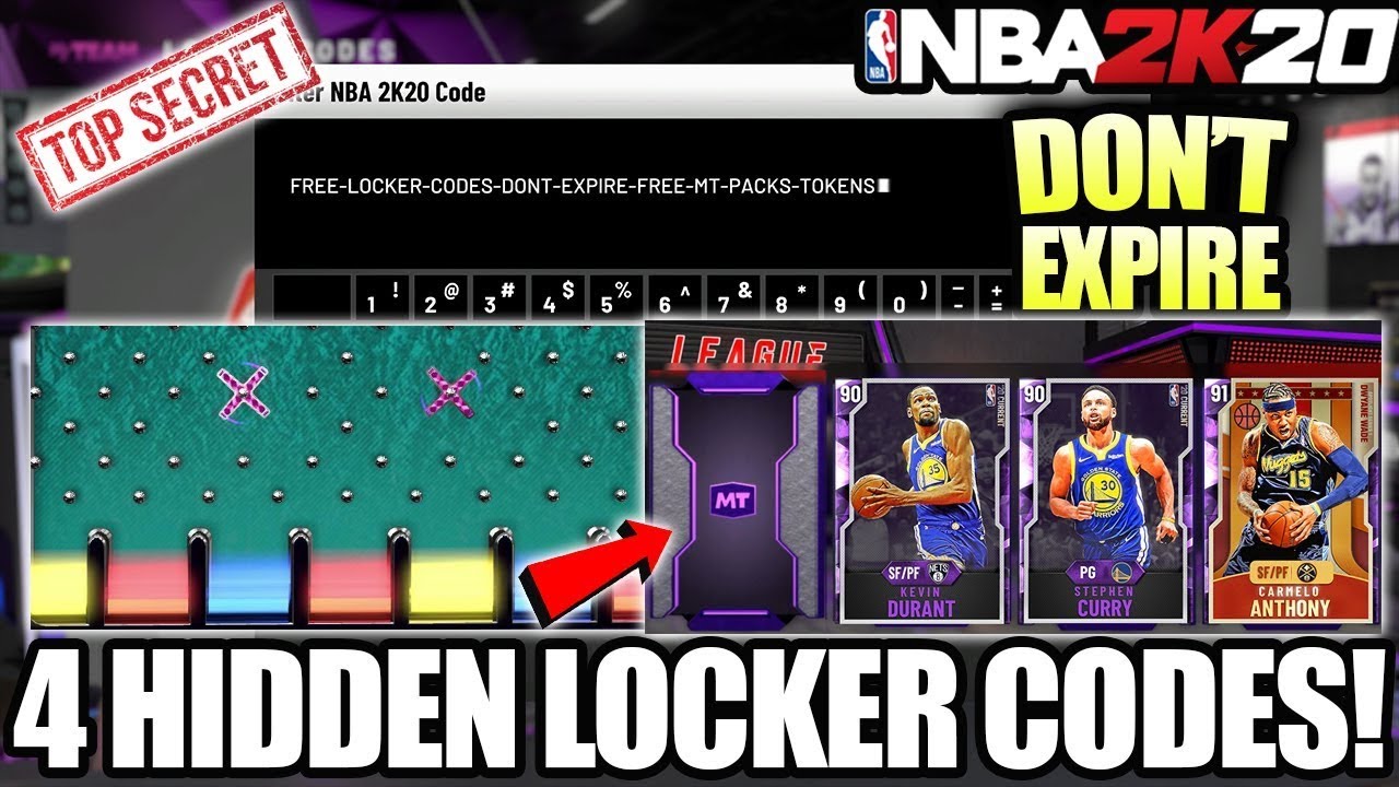 EVERY WORKING *LOCKER CODE* IN NBA 2K20 MYTEAM - YouTube