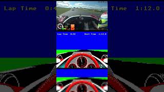 Donington real-life vs a 1985 racing simulation. #simracing #retrogaming #revs
