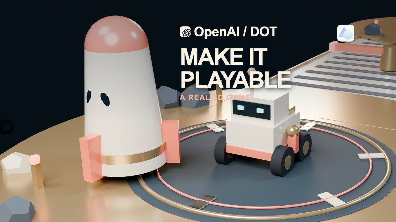 OpenAI Dot Made a 3D Game. Then We Gave It a Website.