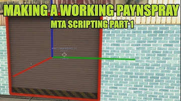MTA Scripting 1: Making a working PayNspray