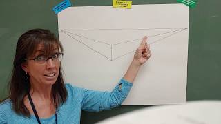 Cubes in 2 point perspective