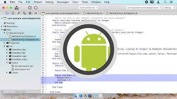 Native Android development with the VB.NET language using Mercury