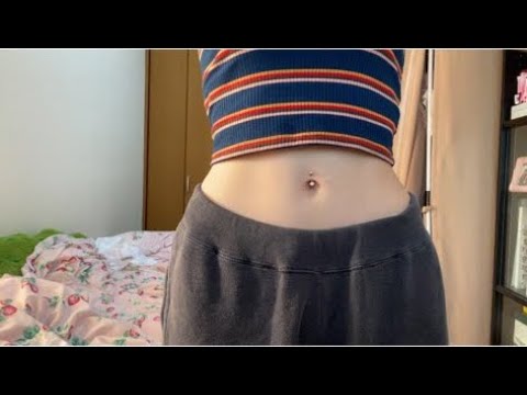 へそピをあけていく ゆる動画