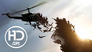 Zombie Plane Attack Sceneworld War Z2013 Hd Clips
