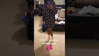 Sweater Weather dress diy with #Simplicity s8947 #sewing #sweaterdress