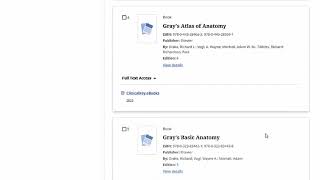 Searching for eBooks and eJournals