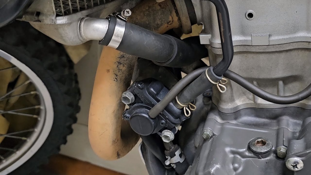 Как снять систему ЕГР на Suzuki DR-Z 400S