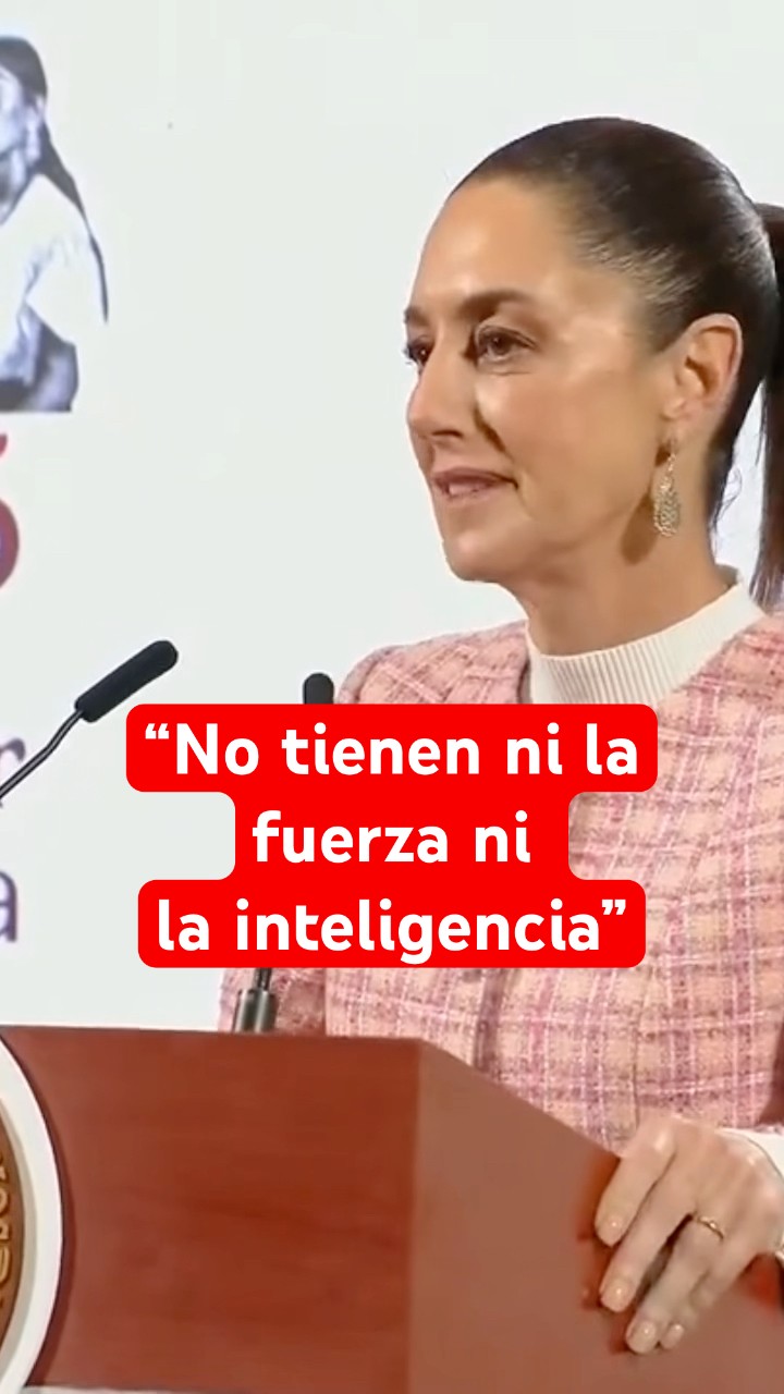 Sheinbaum acusa a opositores de ser traidores a la patria #shorts