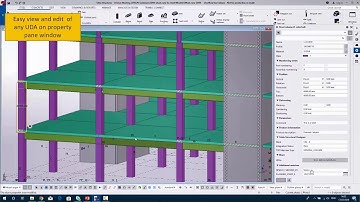 Tekla Structures 2019i: Updates to Property pane and UDAs