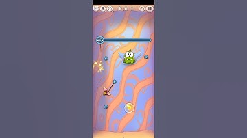 cut the rope level 1-5-20 #puzzle #crazy #funny #smart #happy #cute
