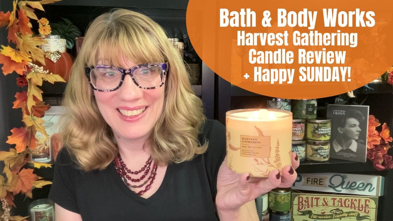 Bath & Body Works Harvest Gathering Candle Review + Happy SUNDAY! - YouTube
