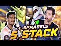 I played with spragels in 5 stack  ft bruv pokemon unite