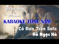 Cô Đơn Trên Sofa - Hồ Ngọc Hà - KARAOKE TONE NAM - Petersounds Remix  - Modern Talking Style