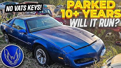 Will it Run And Drive??? 1991 Pontiac Firebird parked for 10 +years No VATS keys
