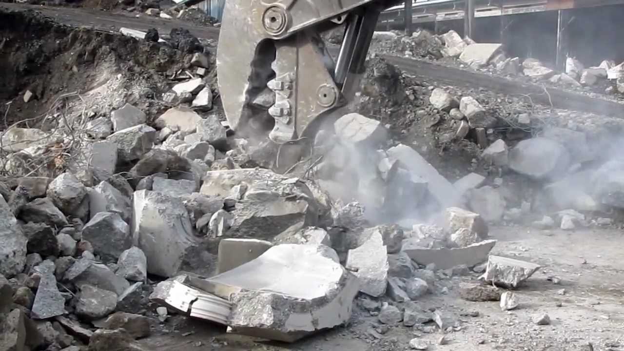 betonschere, concrete breaker