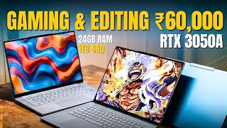 Best Laptop For Gaming &amp; Editing 2026 🔥 Best Laptops Under 60000  | Video Editing Laptops