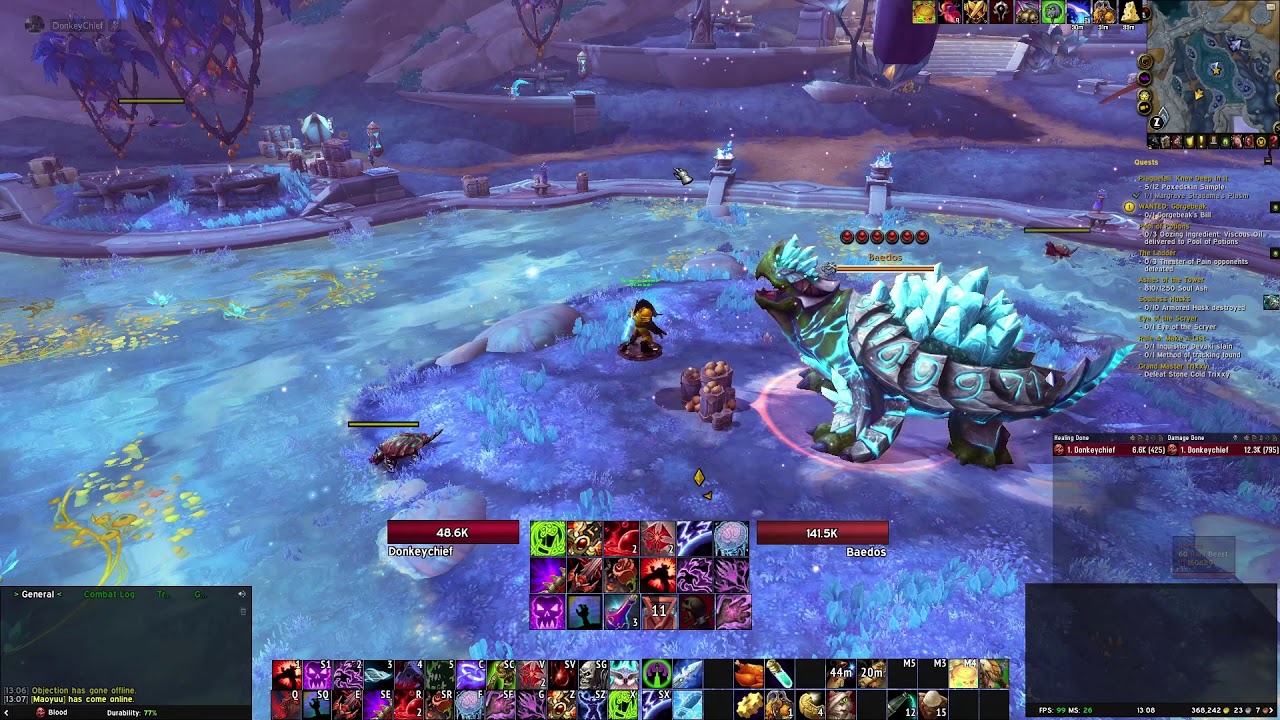 Baedos Rare Mob Bastion How to kill! Shadowlands WoW YouTube