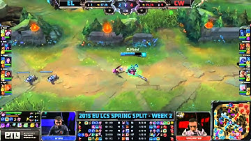 Elements vs CW | LCS EU 2015 Spring Split | 2. hét 1. nap 5. meccs |