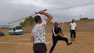 العصا التقليدية الشيخ عبدالقادر الخرفي | العصا القتالية التقليدية Algerian traditional combat stick