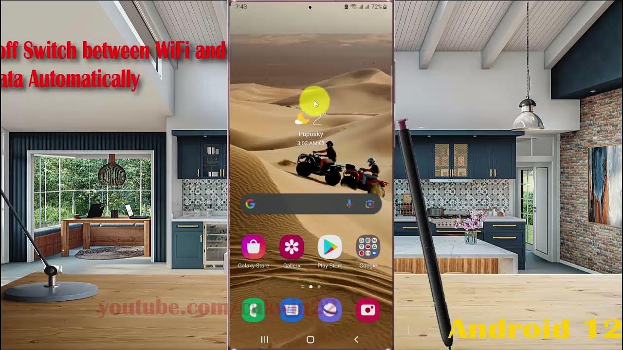 Samsung Galaxy S22 How to turn on or off Switch between WiFi and