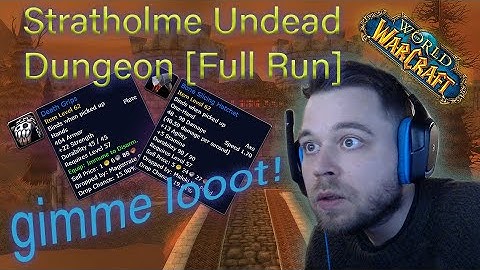 WOW Classic: Stratholme Undead (Full Dungeon Run)