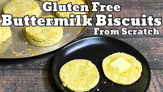 GLUTEN FREE BUTTERMILK BISCUITS From Scratch | Great Value Gluten Free Flour Recipe