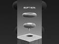 0% vs 100% Cone 3D Softness Simulation