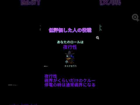 した人の役職2 Among Us