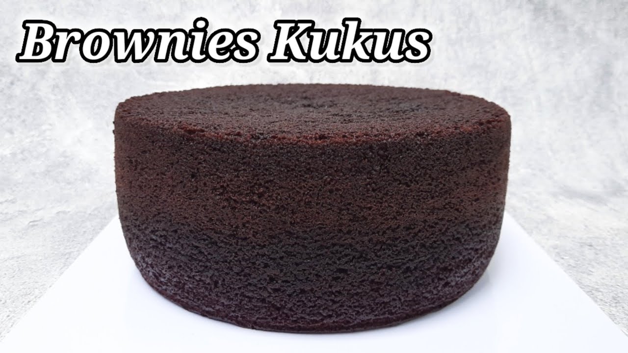 Brownies Kukus Base Cake Ulang Tahun Super Nyoklat dan Lembut Wajib