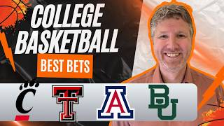 BEST Tuesday College Basketball BETS! Cincinnati vs Texas Tech | Arizona vs Baylor