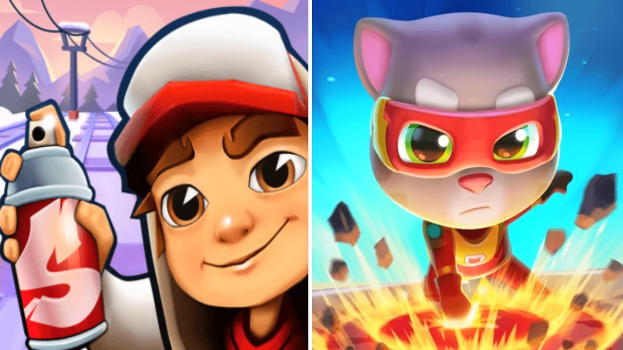 Subway Surfers & Talking Tom Gold Run – High Score Challenge#116