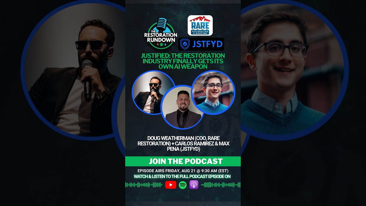 Learn More about JSTFYD with us on the Restoration Rundown tomorrow at 9:30 AM (EST)