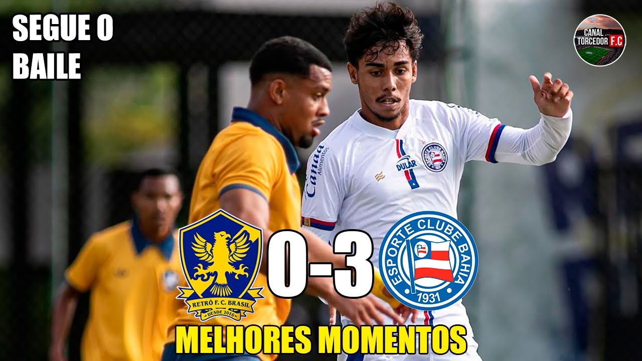 Retrô 0 x 3 Bahia - Melhores Momentos - COMPLETO - Copa do Brasil Sub ...