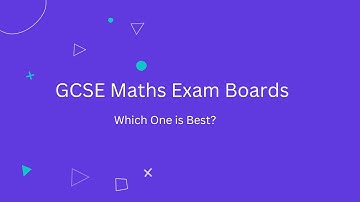GCSE maths exam boards
